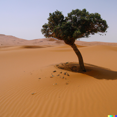 DALL·E 2023-02-06 23.19.23 - Gernika tree in the sahara desert.png